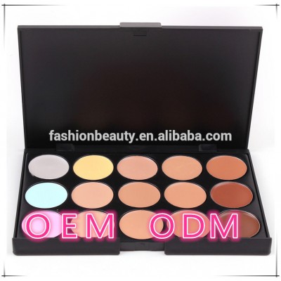 concealer palette 15 colors OEM make your own base cream Private label